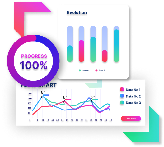 แผนภูมิการแสดงภาพข้อมูล (Data visualization charts) เผยให้เห็นผลลัพธ์ที่ประสบความสำเร็จจากการวิเคราะห์ข้อมูล (Data Analysis)